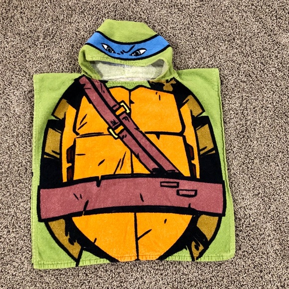 ninja turtle hooded towel